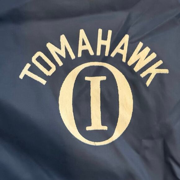 Vintage 60s Champion Tomahawk Navy Blue Jacket Adult Small - Picture 3 of 4